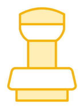 Dolu taslak biçiminde damgalama simgesi