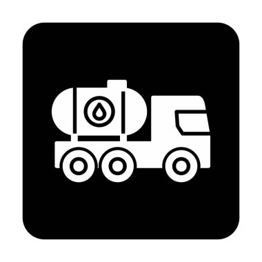 Petrol Tankı ikonu vektör çizimi