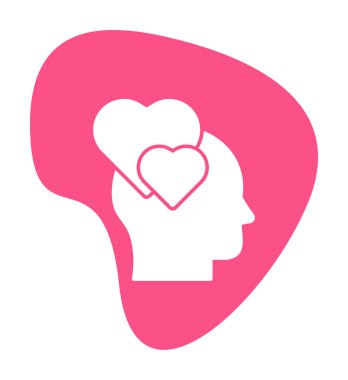 Aşık kişi ikon vektör illüstrasyonuName