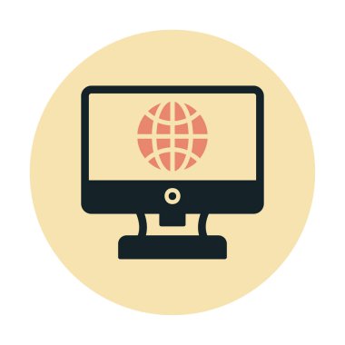 Internet bağlantısı simgesini vektör çizim