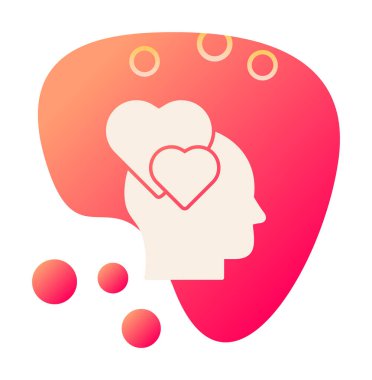 Aşık kişi ikon vektör illüstrasyonuName