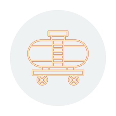 Tren, vagon nakliye ikonları. Kargo için lojistik resimler