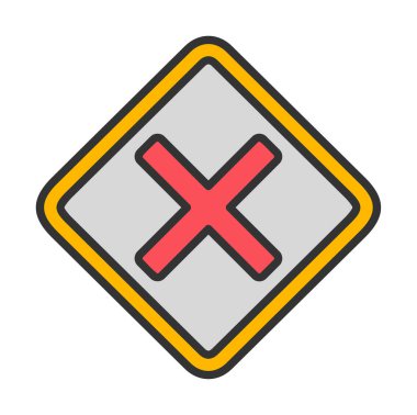 Tahriş simgesi için vektör illüstrasyonu  