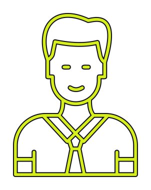 Basit düz yönetici satırı simgesi