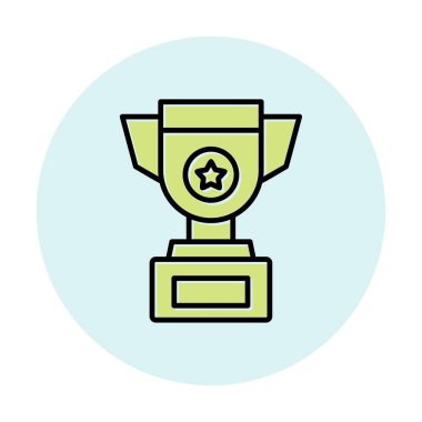 kupa simgesi, vektör çizimi