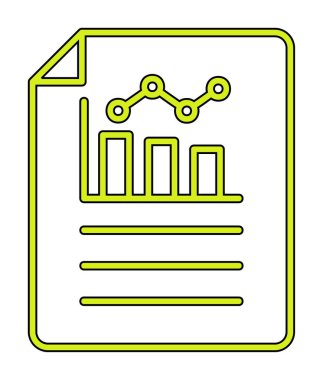 çubuk çizelgesi vektör illüstrasyonu