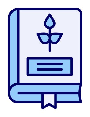 Tarım Kitabı. Web simgesi basit illüstrasyon 