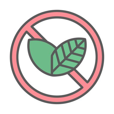 Basit Tütün Günü simgesi, vektör illüstrasyonu