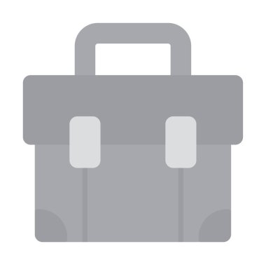 bavul ikonu vektör illüstrasyonu 