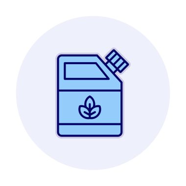 Modern Eko Yakıt simgesinin vektör çizimi                     