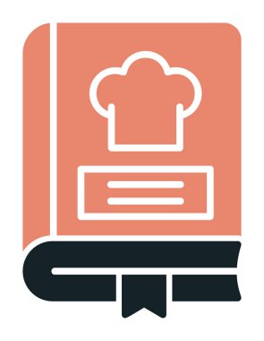 Tarif Defteri Simgesi - Tek Simge, Vektör