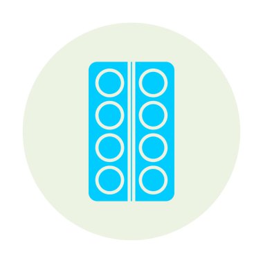 Modern İlaç simgesinin vektör illüstrasyonu                           