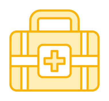 İlk yardım kiti vektör illüstrasyonu