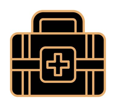 İlk yardım kiti vektör illüstrasyonu