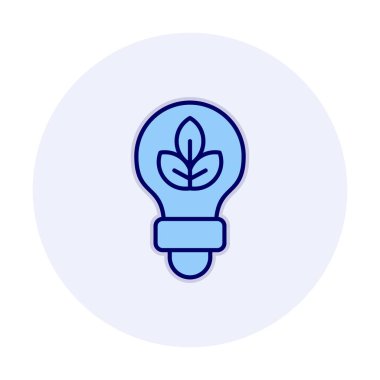 Ampul simgesi. vektör illüstrasyonu 