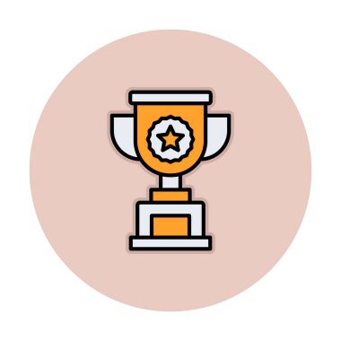 kupa simgesi, vektör çizimi