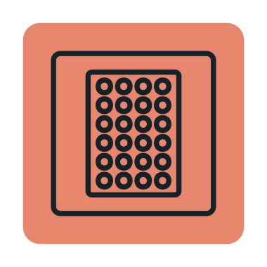 Nicotine Patch  icon vector illustration  