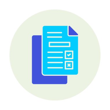 belgelerin vektör çizimi simgesi  