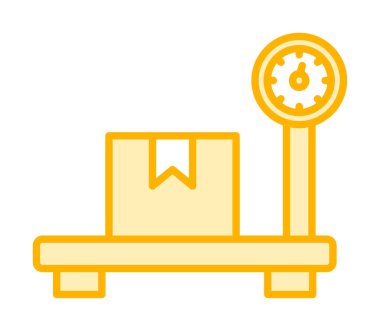 ölçekli düz simge, vektör illüstrasyonu 