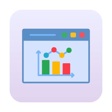 çubuk çizelgesi vektör illüstrasyonu