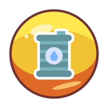 Fıçı ikonu. Vektör İllüstrasyonu