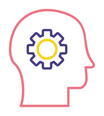 yaratıcı vektör düz renk simgesi 