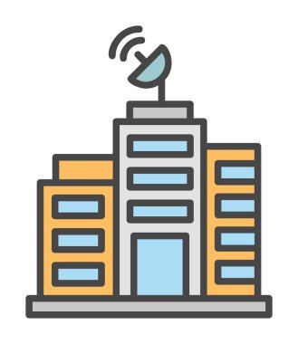 Basit Ağ Oluşturma simgesi, vektör çizimi