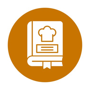 Tarif Defteri Simgesi - Tek Simge, Vektör