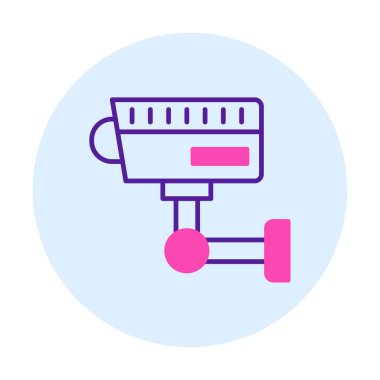 ccTV kamerasının vektör illüstrasyonu 