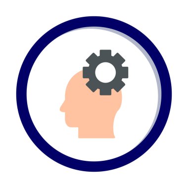 Yaratıcı süreç simgesi, vektör illüstrasyonu                       