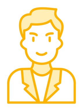 Aday erkekler simgesi, vektör illüstrasyonu 