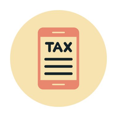 akıllı telefon simgesi, vektör illüstrasyonu basit tasarım