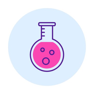 Zehir. Web simgesi basit illüstrasyon 