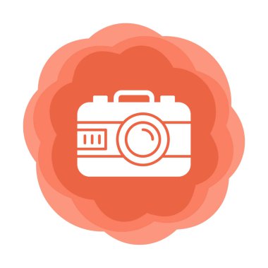 fotoğraf makinesi simgesi, vektör illüstrasyonu 