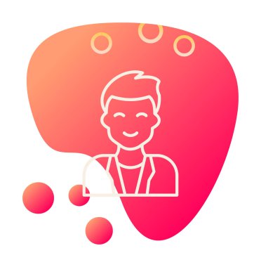 Doktor simgesinin vektör çizimi