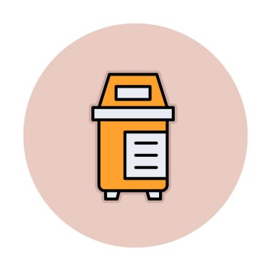 Bağış Kutusu vektör simgesi