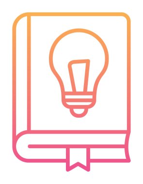 Fizik Kitabı vektör illüstrasyonu, simge ögesi arkaplanı