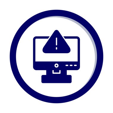 Hata imza simgesi vektör illüstrasyonu