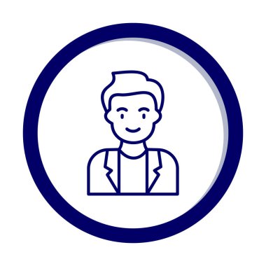 Dişçi web simgesi, vektör illüstrasyonu