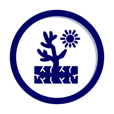 Mercan simgesi vektör illüstrasyonu