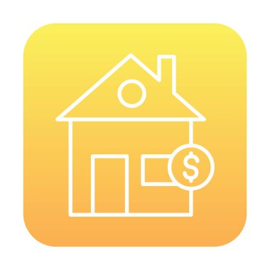 Emlak simgesi vektör illüstrasyon grafik şablonu 