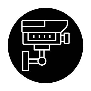 ccTV kamerasının vektör illüstrasyonu 