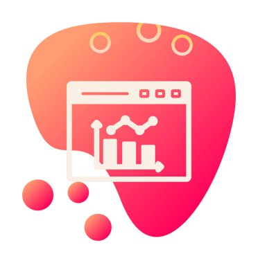 çubuk çizelgesi vektör illüstrasyonu