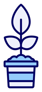  demlik vektör tasarımında düz bitki