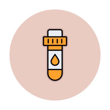 Kan Test Ağı simgesi, vektör illüstrasyonu