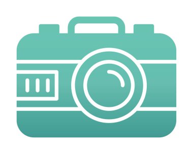 fotoğraf makinesi simgesi, vektör illüstrasyonu 