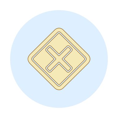 Tahriş simgesi için vektör illüstrasyonu  