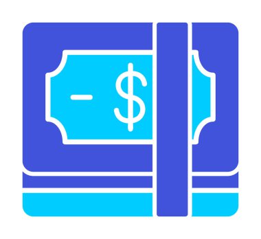 para düz simgesi, vektör illüstrasyonu