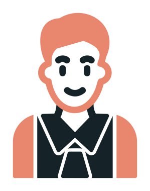 Basit düz yönetici satırı simgesi