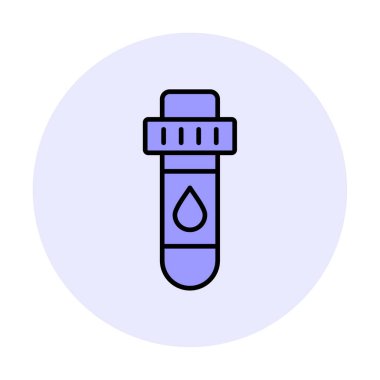 Kan Test Ağı simgesi, vektör illüstrasyonu